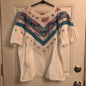 Vintage fringe shirt